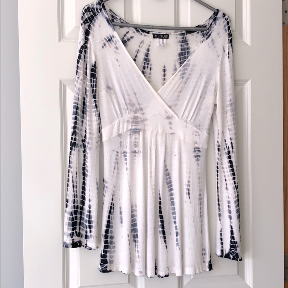 Venus baby doll tie dye top